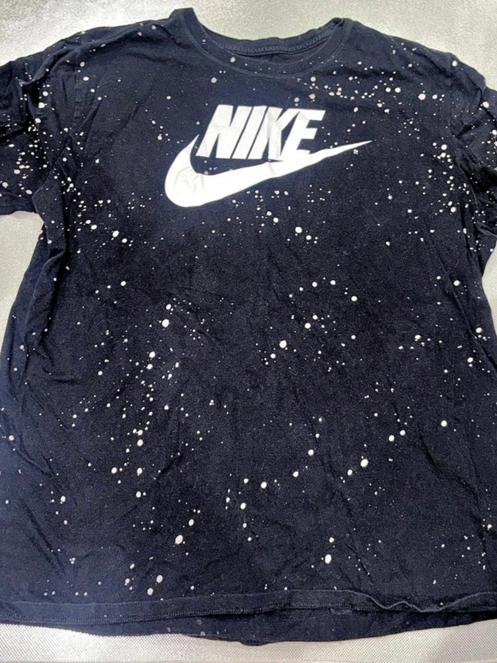 Nike The Nike Tee W Athletic Cut XL Black & White Tee